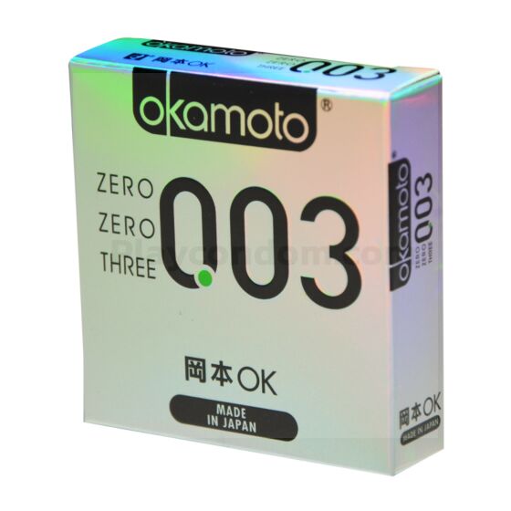 Okamoto 0.03 (Japan Edition) 1 กล่อง - 3 ชิ้น