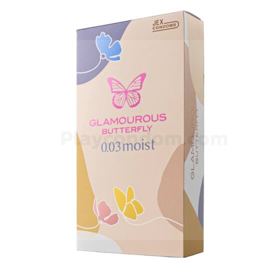 Jex Glamourous Butterfly 0.03 Moist 1 กล่อง (10 ชิ้น)