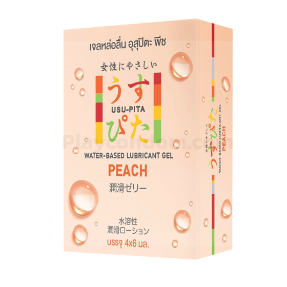 Usu-Pita Gel Peach 1 กล่อง (4 ชิ้น)