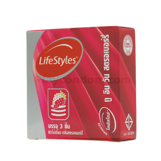 LifeStyles Strawberry 2 in 1