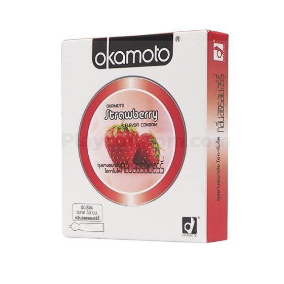 Okamoto Strawberry 1 กล่อง