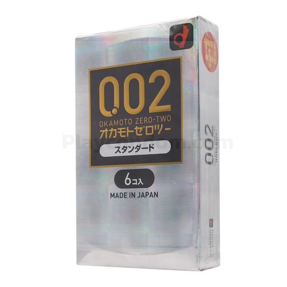 Okamoto Zero Zero Two Standard 1 กล่อง (6 ชิ้น) 