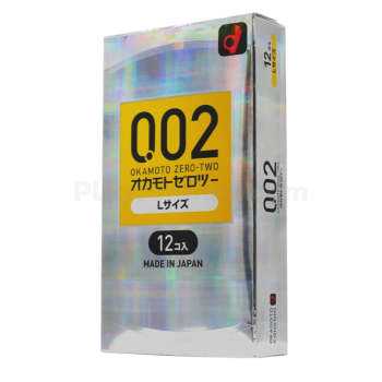Okamoto Zero Zero Two Ex L 1 กล่อง (12 ชิ้น) 