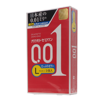 Okamoto 0.01 Zero One L-size - 1 กล่อง