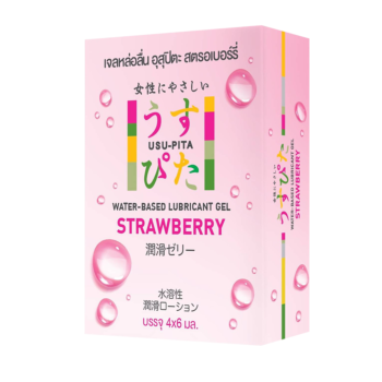 Usu-Pita Gel Strawberry 1 กล่อง (4 ชิ้น)