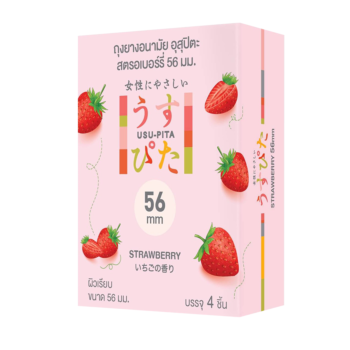 Usu-Pita Strawberry 56 1 กล่อง (4 ชิ้น)