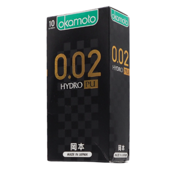 Okamoto 0.02 HYDRO Polyurethane 1 กล่องใหญ่ (6 ชิ้น)