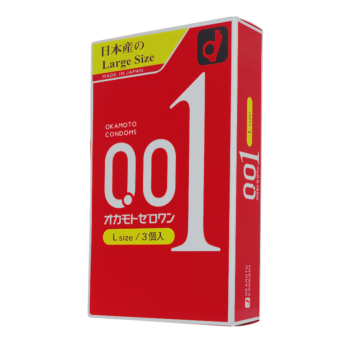 Okamoto 0.01 Zero One L-size - 1 กล่อง